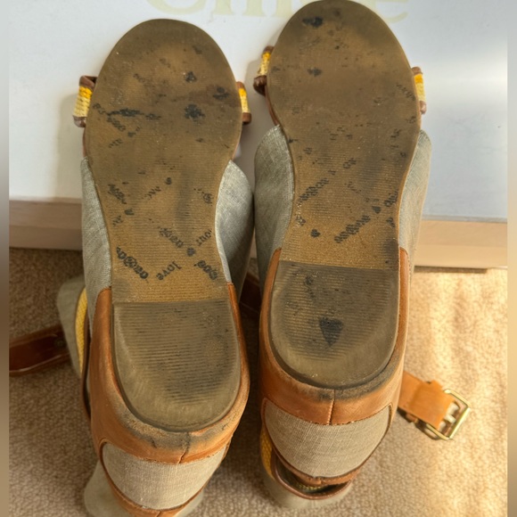 80%20 Molly open toe leather strap booties size 8.5us - Picture 4 of 10